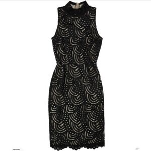 Bar III Womens Mock-Turtleneck Sheath Dress